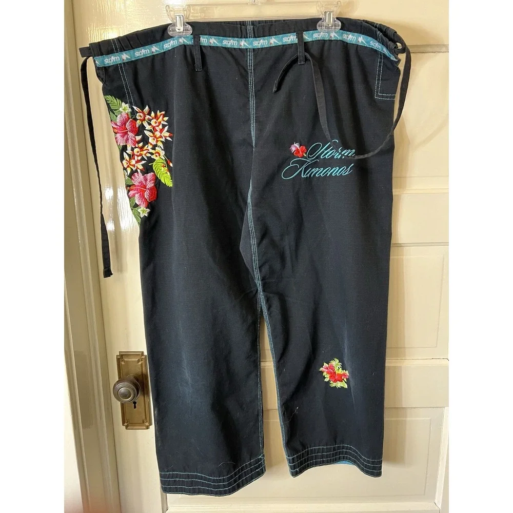 Storm Kimonos Jiu Jitsu Eden Black F4 Gi Complete With Pants